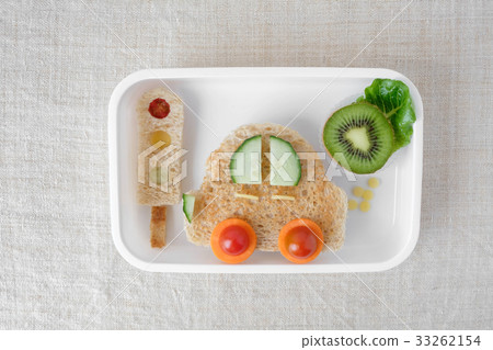 car lunchbox, fun food art for kids 33262154