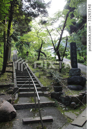 Iwasaku Ontakesan Shrine和Reishi Stone Statue 33263548