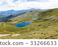 Mountain lake landscape. Tuscan Appennini, Italy. 33266633