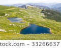 Mountain lake landscape. Tuscan Appennini, Italy. 33266637
