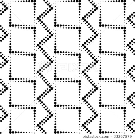 Black and white geometric seamless pattern. Black and white geometric seamless pattern. 33267879
