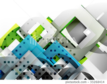 Vector square template background Vector square template background 33268414