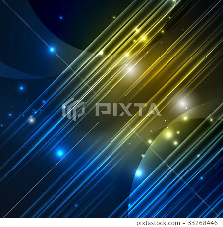 Glowing futuristic lines 33268446