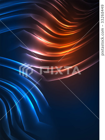 Glowing futuristic lines 33268449