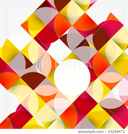 Modern geometrical abstract background circles Modern geometrical abstract background circles 33268471