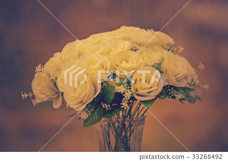 white roses flower bouquet cinema color process 33268492