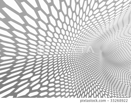 3d rendering Curved abstract on white background, illustration 3d rendering Curved abstract on white background, illustration 33268922