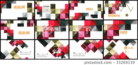 Modern geometric presentation background Modern geometric presentation background 33269139