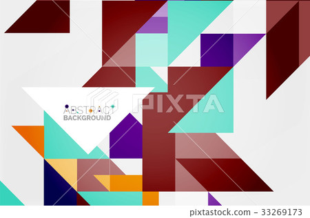 Triangle pattern design background 33269173