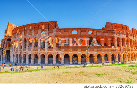 Amphitheater of Coliseum in Rome 33269752