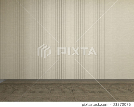 Modern Empty Room, 3d render interior design, mock up illustrati 33270076