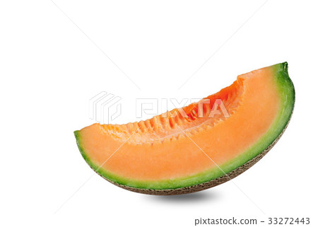 Melon on white background. 33272443