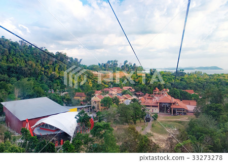 Cable car to the top of Langkawi island, Malaysia 33273278