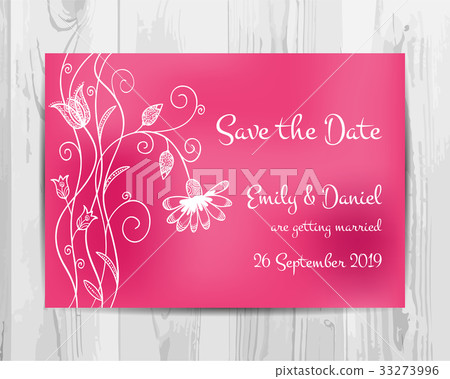 Save the date invitation card. Save the date invitation card. 33273996