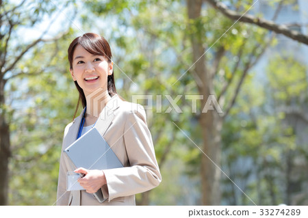 Casual Business Young lady Casual Business Young lady 33274289