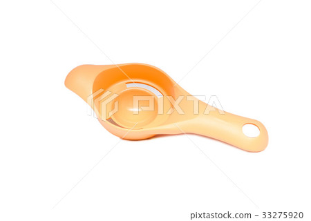 Modern plastic spoon egg separator isolated 33275920
