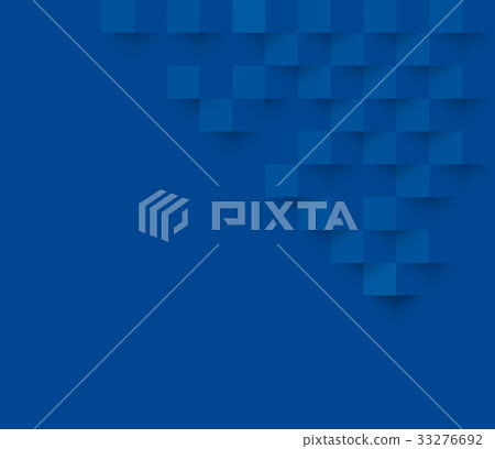 Blue  square geometric texture background   33276692