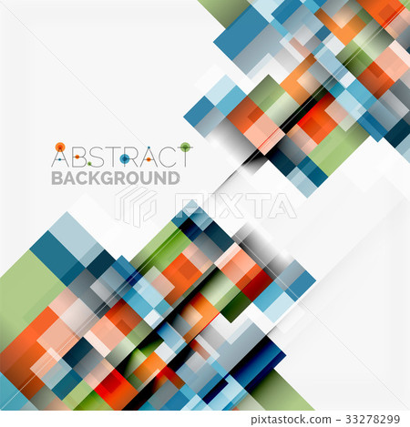 Abstract blocks template design background, simple 33278299