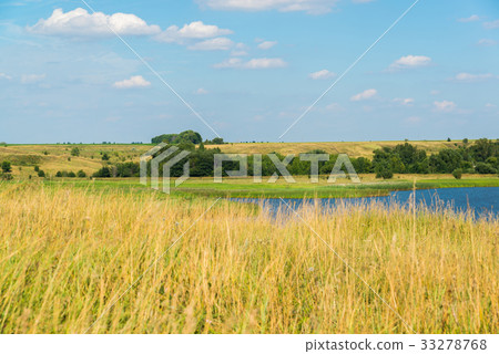 landscape in central Russia in August. Front focus 33278768