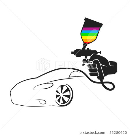 Spray for painting cars 33280620