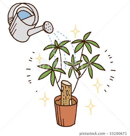 澆水植物 33280671