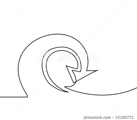 Abstract arrows sign 33280772