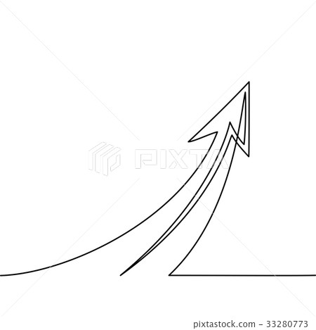 Abstract arrows sign 33280773