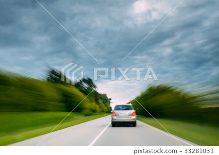 Abstract Natural Blurred Background Of Luxury Suv 33281031