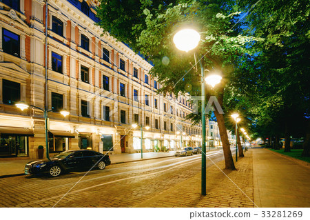 Helsinki, Finland. Luxury Car Parked On 33281269