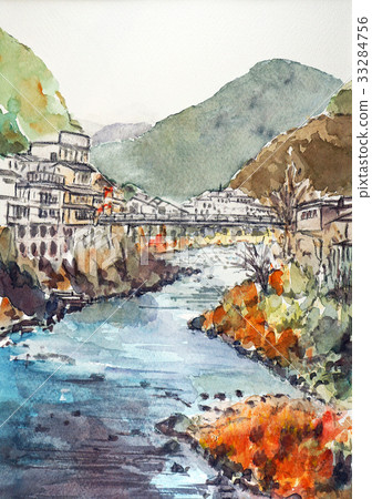 Fall of Gujo Hachiman Yoshida River 33284756