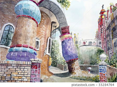 Yumesu焚燒廠Hundertwasser草圖設計 33284764