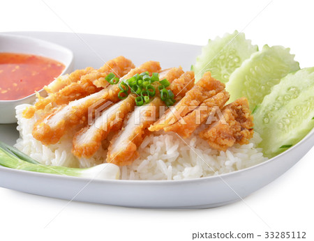 RICE STEAMED WITH CHICKEN SOUP 33285112