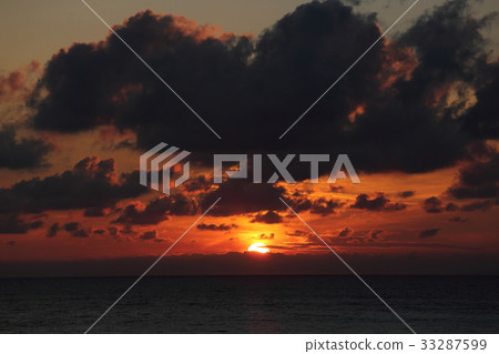 夕陽 夕陽 33287599
