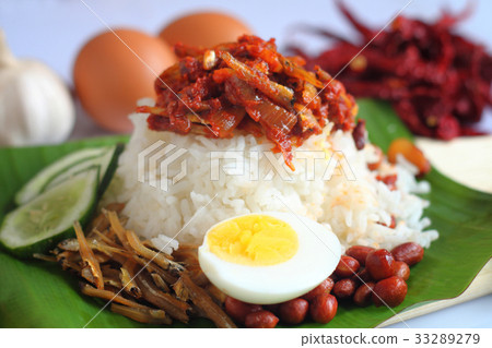 Malaysia food nasi lemak Malaysia food nasi lemak 33289279