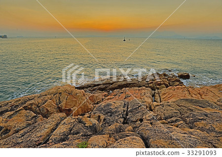West Lamma Channel of sunset West Lamma Channel of sunset 33291093