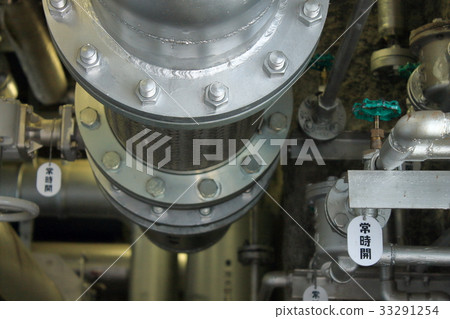 Image of machinery and equipment_ Piping and valve 33291254