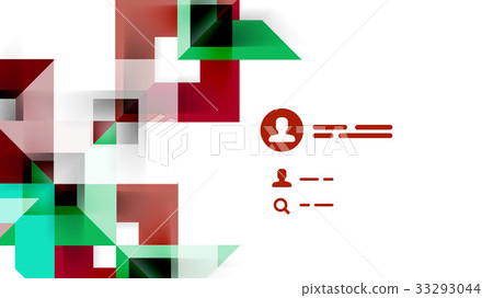 Business presentation geometric template Business presentation geometric template 33293044