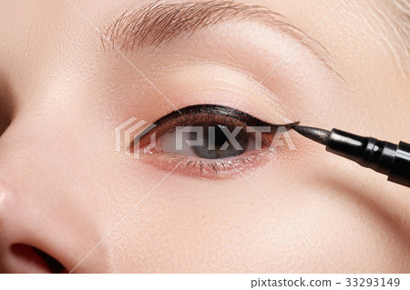 Beauty fashion girl. Make-up and cosmetics concept 33293149