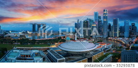 Singapore skyline 33293878