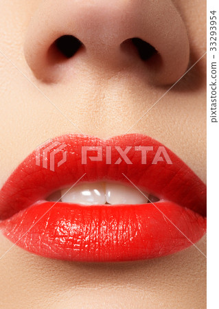 Beauty, cosmetics concept. Beauty girl with makeup Beauty, cosmetics concept. Beauty girl with makeup 33293954