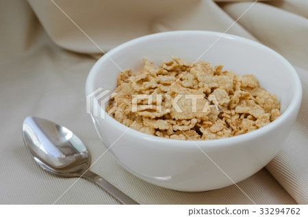 Cereal In Bowl for Breakfast Meal. Cereal In Bowl for Breakfast Meal. 33294762