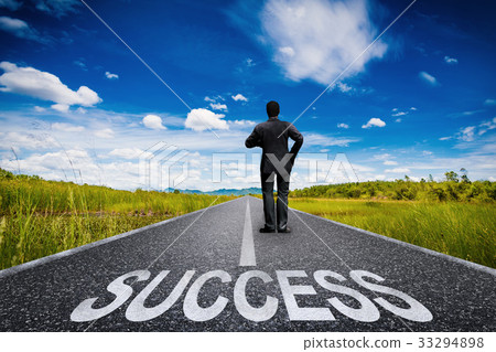 success concept with businessman 33294898