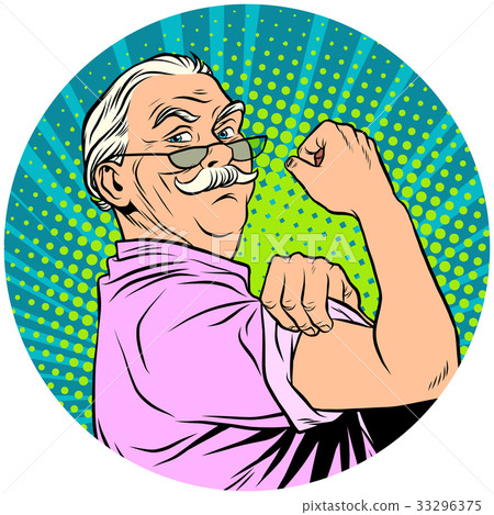 we can do it old man retired pop art avatar 33296375
