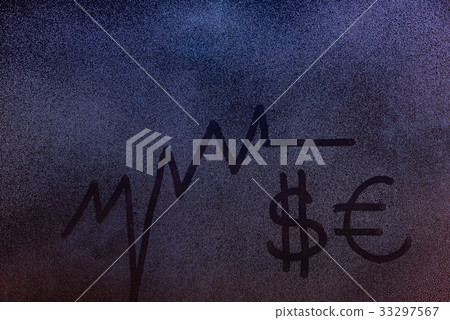 Concept main currency graph 33297567