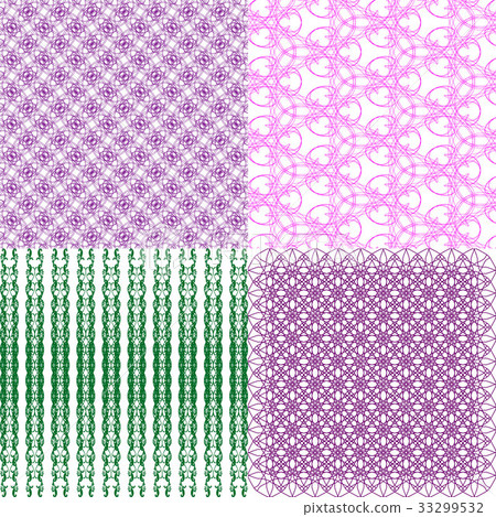 Set of  pattern. Modern stylish texture. Repeating 33299532