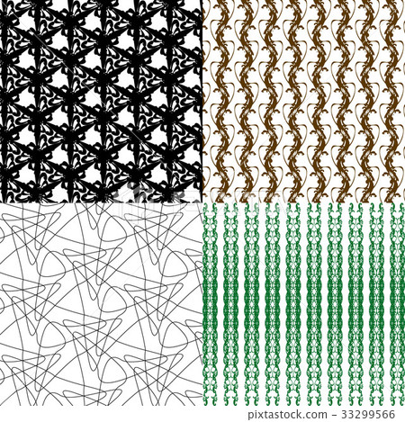Set of pattern. Modern stylish texture. Repeating - Stock Illustration ...