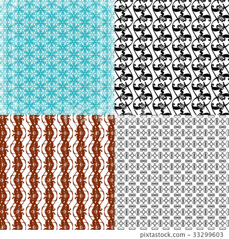 Set of pattern. Modern stylish texture. Repeating - Stock Illustration ...