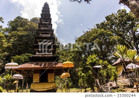 Indonesia Bali temple of local people in Jungle by Indonesia Bali temple of local people in Jungle by 33300244