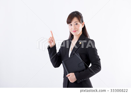 Female lawyer, lawyer, guidance, pointing 33300822