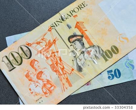 Singapore banknote dollar (SGD) 33304358